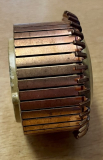 Kommutátor, 36 Szeletes, Kampós, 17,5x40,5x18mm