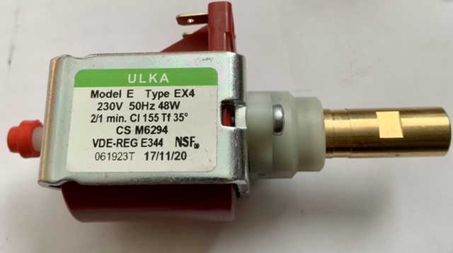 Szivattyú Ulka Ex4 48W 230V 50-60Hz 20bar