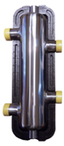 BRH hidraulikus váltó, rozsdamentes, szigeteléssel D102x480mm,4x5/4",4m3/h, 70