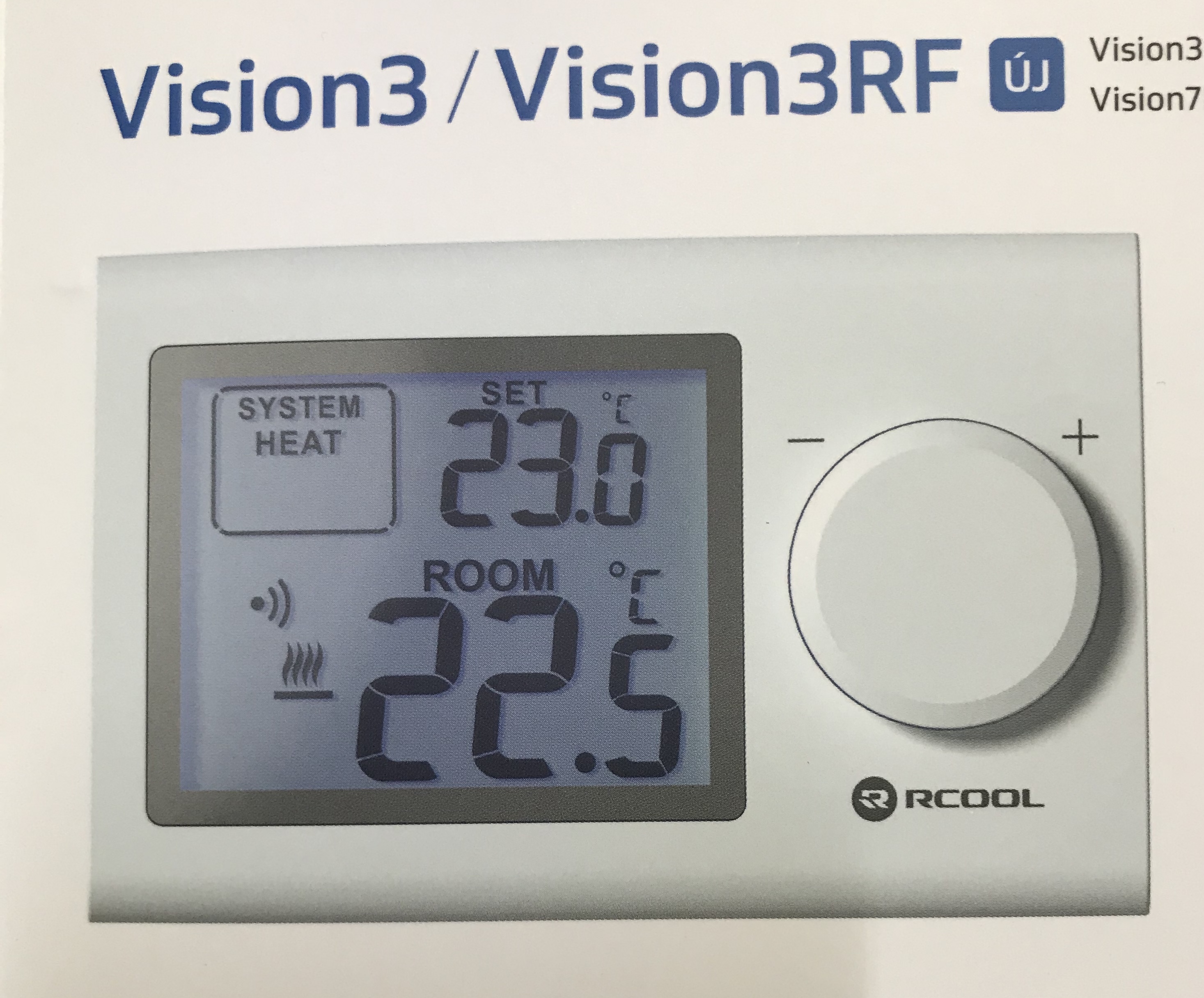 RCOOL Vision3RF Digitális Szobatermosztát