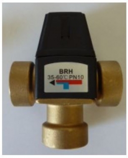 BRH 2utú/3járatú 1"BM keverőszelep, 35-60°C
