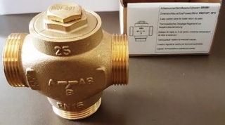  BRH termosztatikus 3-járatú kazánvédőszelep 5/4", segédenergia nélküli